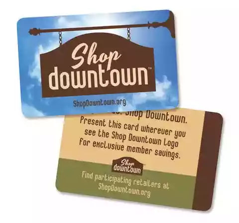 ShopDowntown.org Discount Card